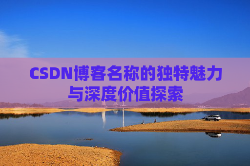 CSDN博客名称的独特魅力与深度价值探索